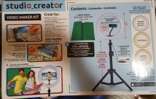 Kit de Video Studio Creator con Aro de Luz