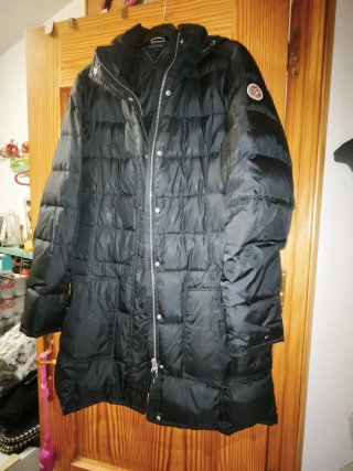 Abrigo Negro Calvin Klein