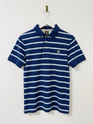 Timberland Earthkeepers Polo Shirt Stripes Vintage