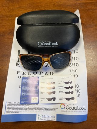Occhiali Good Look per ginnastica oculare