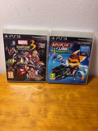 2 Juegos PS3: Marvel vs Capcom 3 y Ratchet