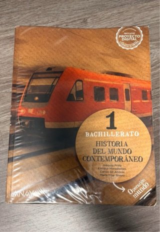 Libro,Historia del mundo contemporáneo 1ºBachiller