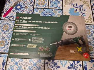 Sierra de sable Parkside 20V