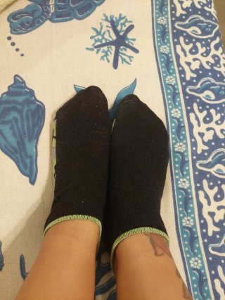 Calcetines Negros leopardo