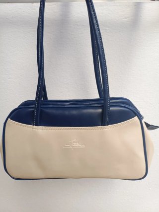 Bolso Felipe Mérida Beige y Azul