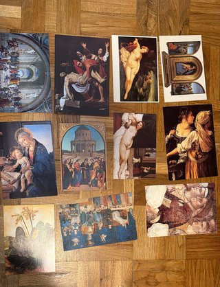Lote di cartoline varie di musei