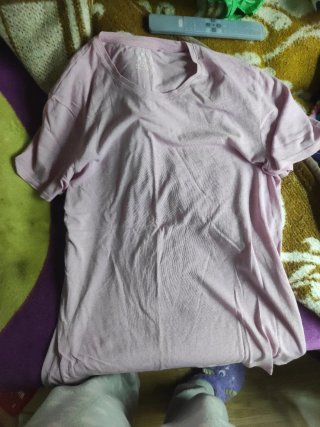 Camiseta Rosa Zara Talla M