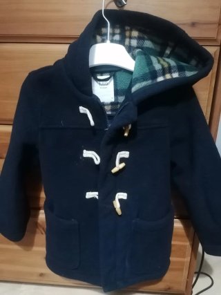 Parka azul para niño