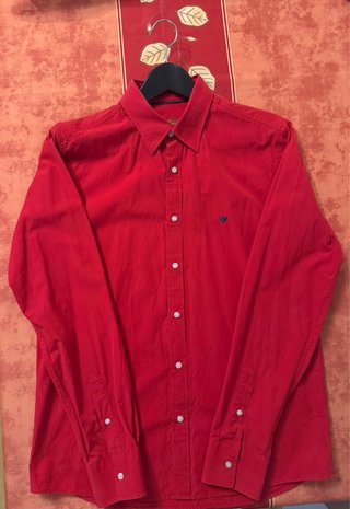 Camisa Caramelo Roja Talla 40