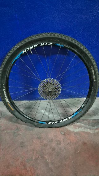 Ruota bici 29 ZTR Arch con cassette
