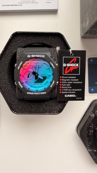 Reloj Casio G-Shock Multicolor y Negro