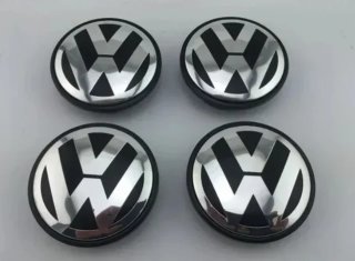 Centro de rueda Volkswagen Touareg negro