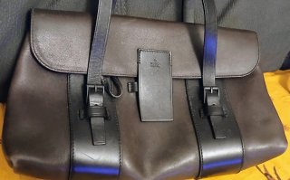 Bolso Gucci Marrón y Negro Piel
