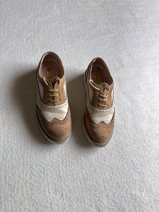 Zapatos Oxford Corina Bicolor Talla 37