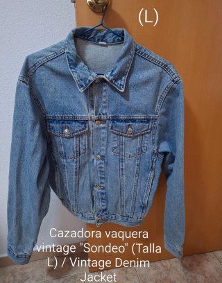 (L) Cazadora Vaquera Vintage Sondeo