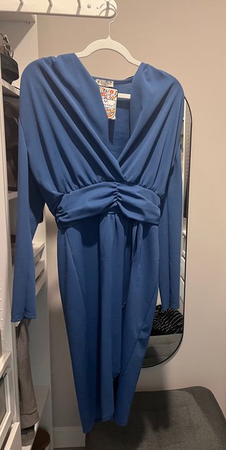 Vestido fiesta azul