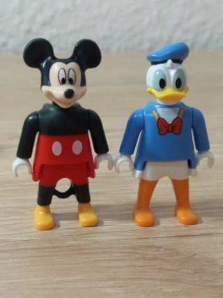Pareja Playmobil Kinder: Mickey y Donald