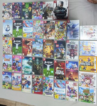 Cajas vacías Nintendo Switch y 3DS