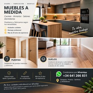CARPINTERO, MUEBLES, PUERTAS Y SUELOS