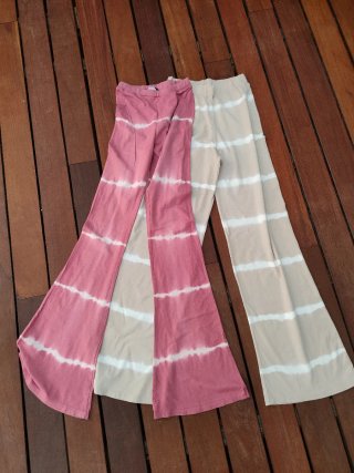 2 Pantalones Leggins Efecto Tie-Dye