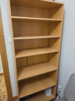 Estantería de Madera con 6 Baldas