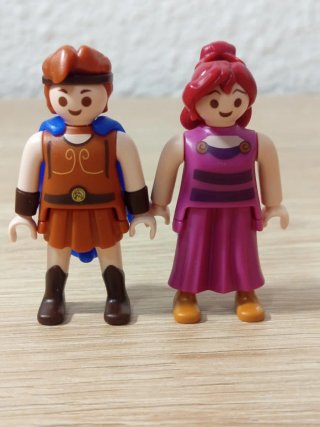 Pareja Playmobil Hércules y Megara