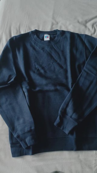 Felpa Uomo Blu Russell Tg S