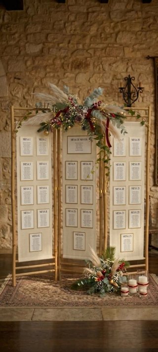 Decoración Boda Seating plan