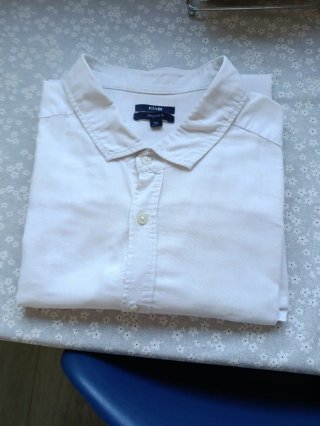 Camisa Kiabi Talla Grande Hombre Blanca