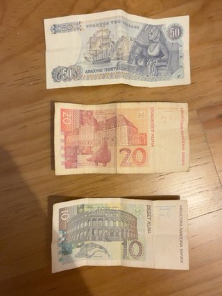 Lote de 3 billetes antiguos