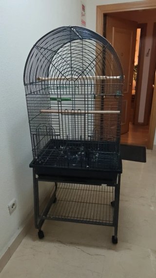 Jaula para Loro con Soporte