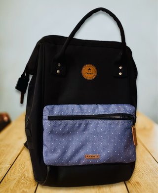 Mochila Cabaïa Negra y Azul