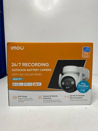 : Cámara Vigilancia Solar Imou 3K 5MP 4G/WiFi
