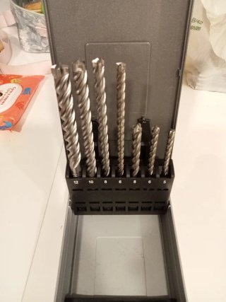 Juego de brocas para martillo 5-12mm