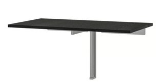 Mesa plegable negra - Ikea Bjursta / Norberg