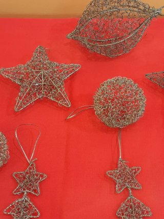 Set de Adornos de Navidad de Metal