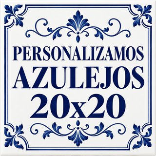 Azulejo Cerámico Personalizado 20x20 con soporte