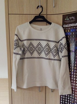 Jersey Stradivarius Beige Estampado Talla M