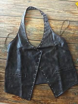 Top-Chaleco Pull&Bear tachuelas T.M