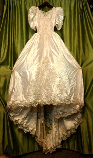 Vestido de novia con encaje