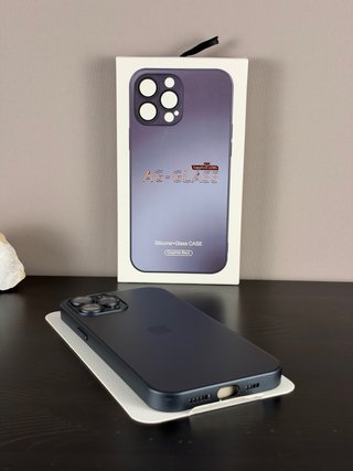 Cover in vetro e silicone per Apple iPhone 12 Pro Max