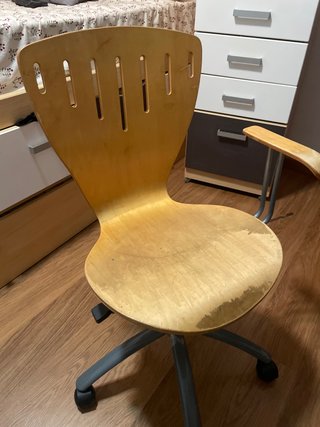 Silla de escritorio de madera