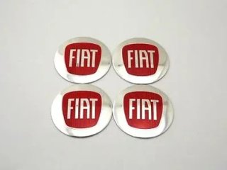 Chapas de centro de rueda Fiat 56 mm