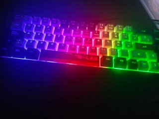 Teclado Gamer G-LAB RGB