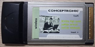 Tarjeta Wi-Fi PCMCIA Conceptronic C54RC
