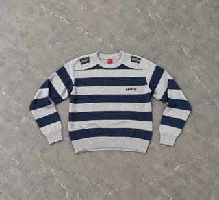 Jersey Levi's Rayas Gris y Azul