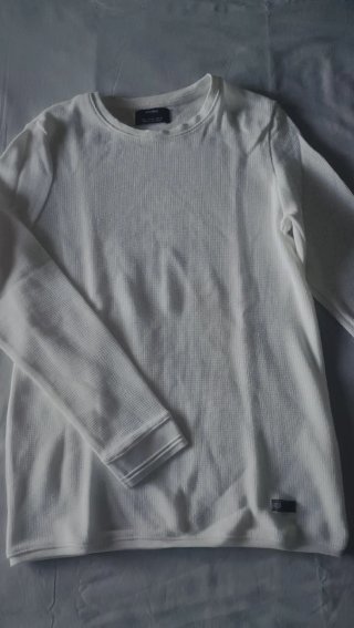 Maglioncino Bershka Uomo Bianco Tg S