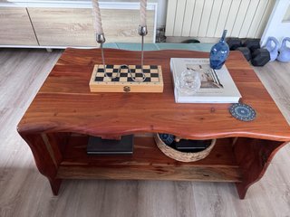 Mesa centro madera maciza Sklum