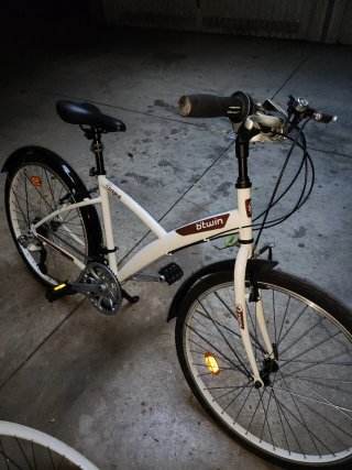 Bicicletta Btwin Original Bianca