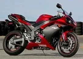 Carenado Yamaha pintado R1 rojo/negro 2007-2008